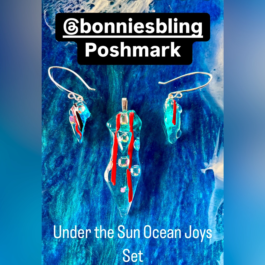 Bonnie’s Bling One Of A Kind Fused Glass Jewelry And Accessories To Wear.